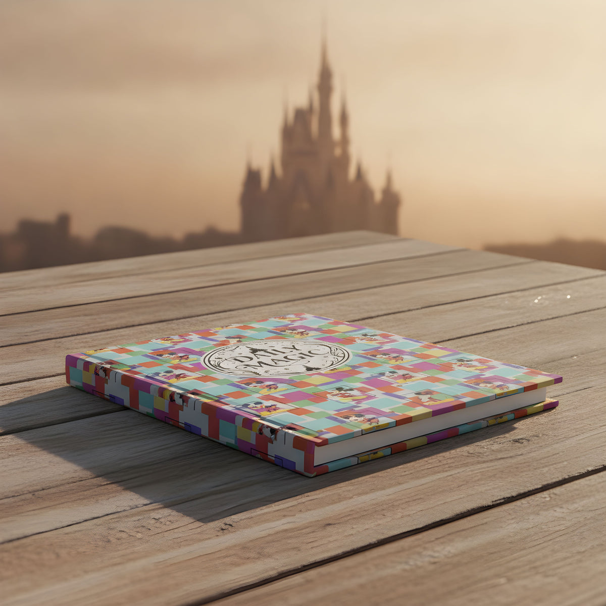 Colorblock Mickey Daily Magic Matte Hardcover Journal