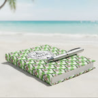Green Checkerboard Goofy Daily Magic Matte Hardcover Journal