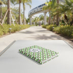 Green Checkerboard Goofy Daily Magic Matte Hardcover Journal