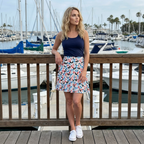 Emoji Mickey skirt at resort marina