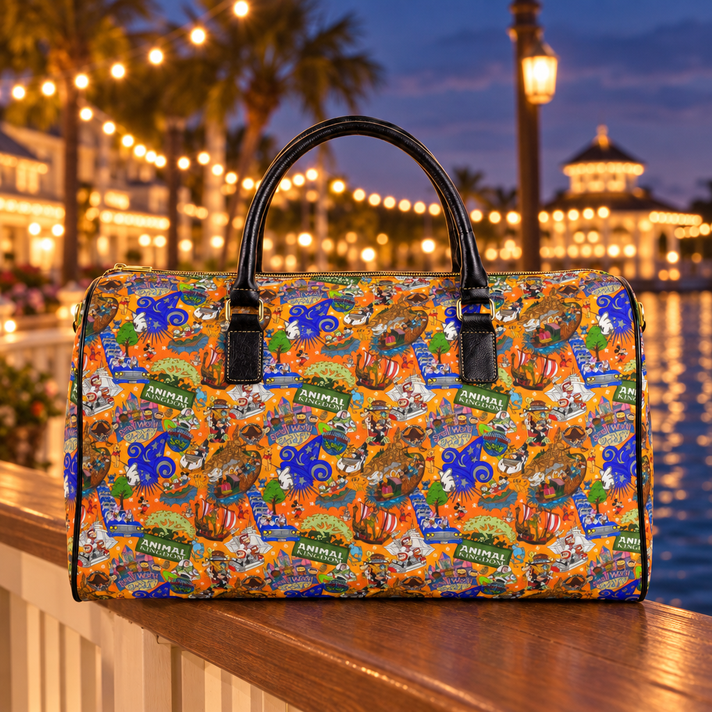 Evening Resort Boardwalk Glow