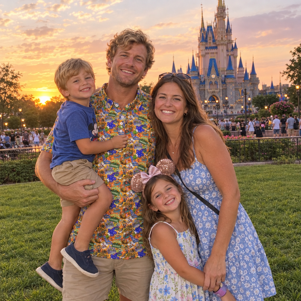 Family castle sunset UGC remake