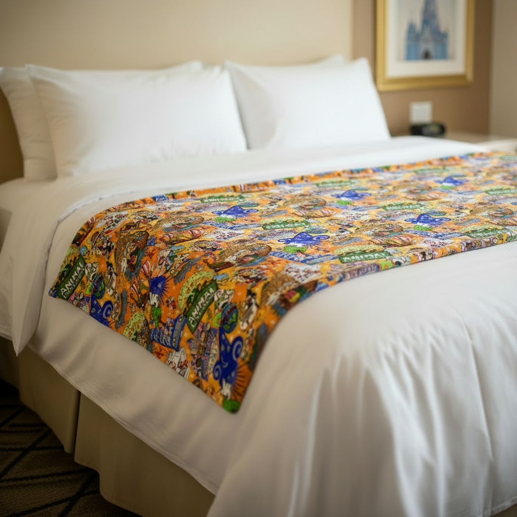 Four Parks Ride Collage Velveteen Blanket - 1:1 Hero Shot