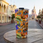 Four Parks tumbler at a Victorian corner cafe