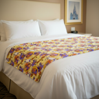 Halloween Figment Blanket - Hotel Bed Hero Shot