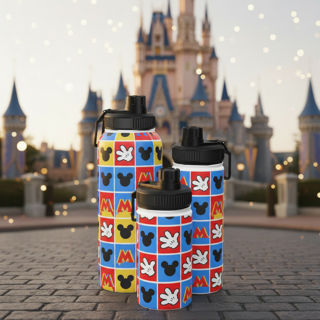 Mickey Icons Grid Bottles Hero