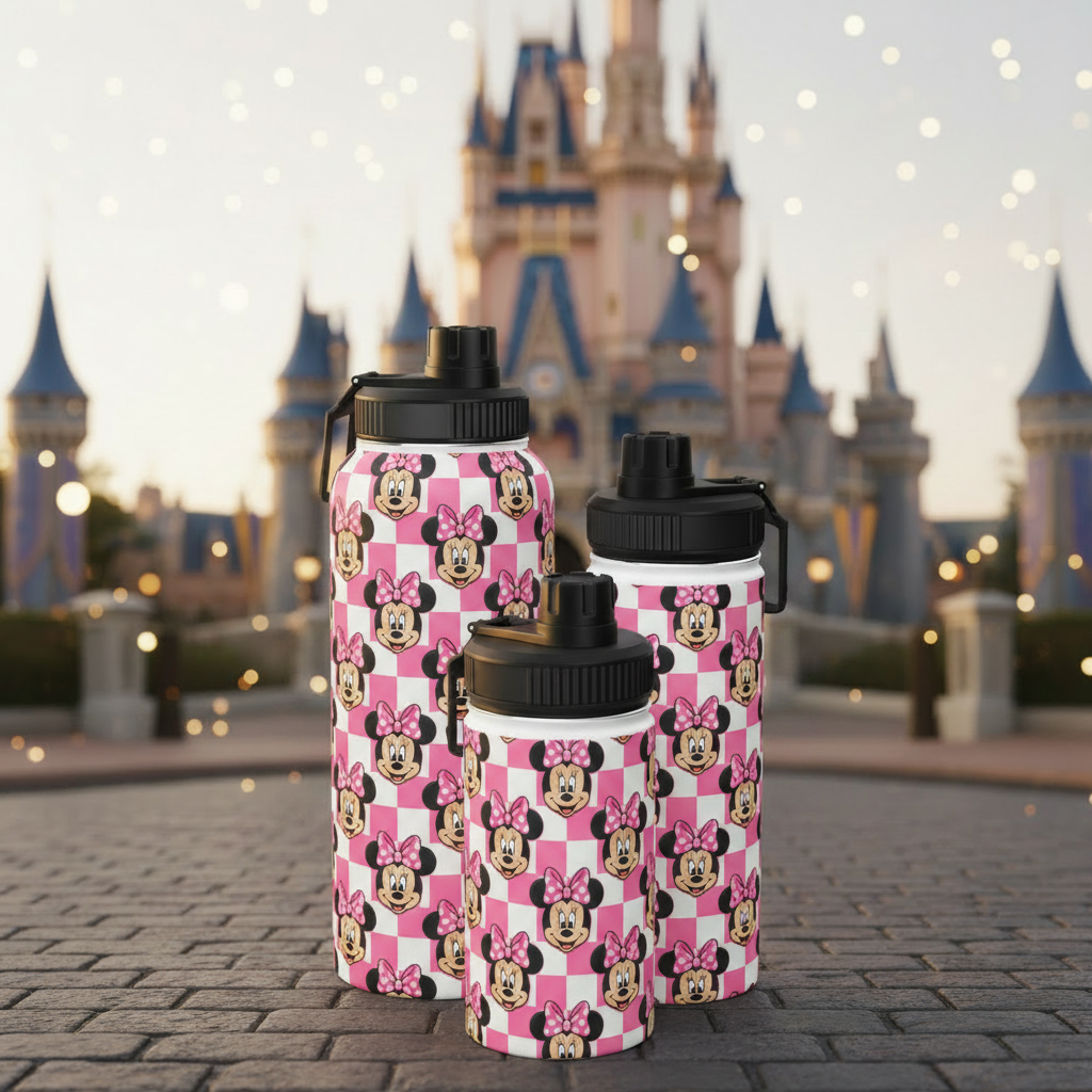 Minnie Checkerboard Bottles Hero