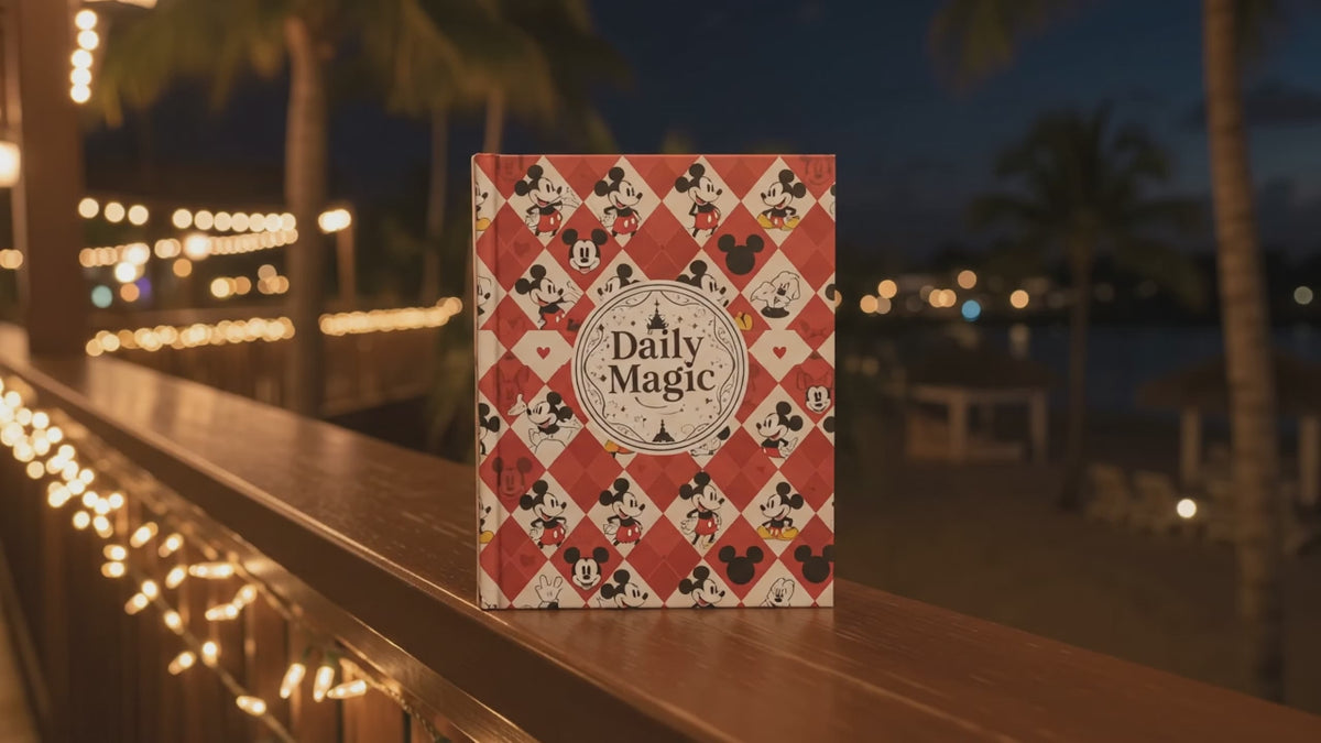 Blue Checkerboard Donald Daily Magic Matte Hardcover Journal
