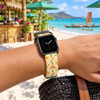 Tiki Room watchband at a tropical beach