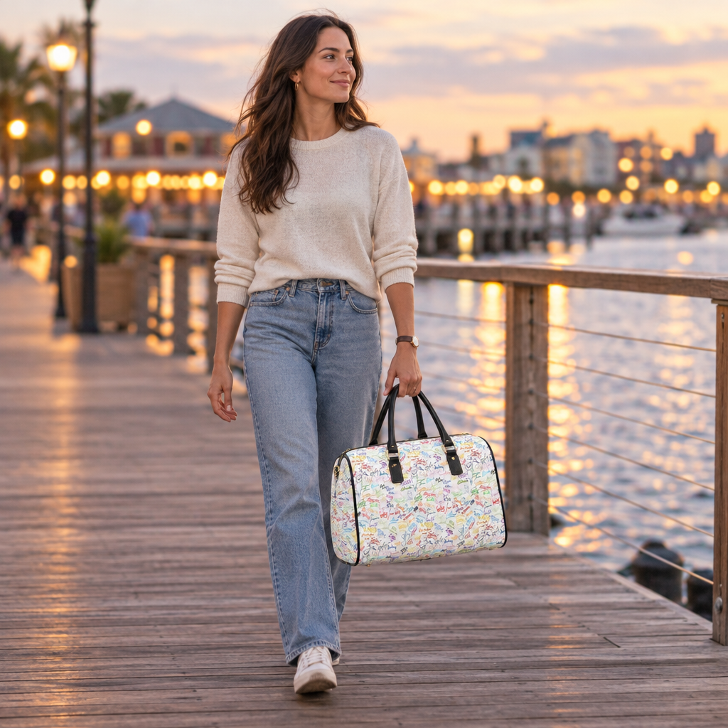 White autograph bag boardwalk model retry